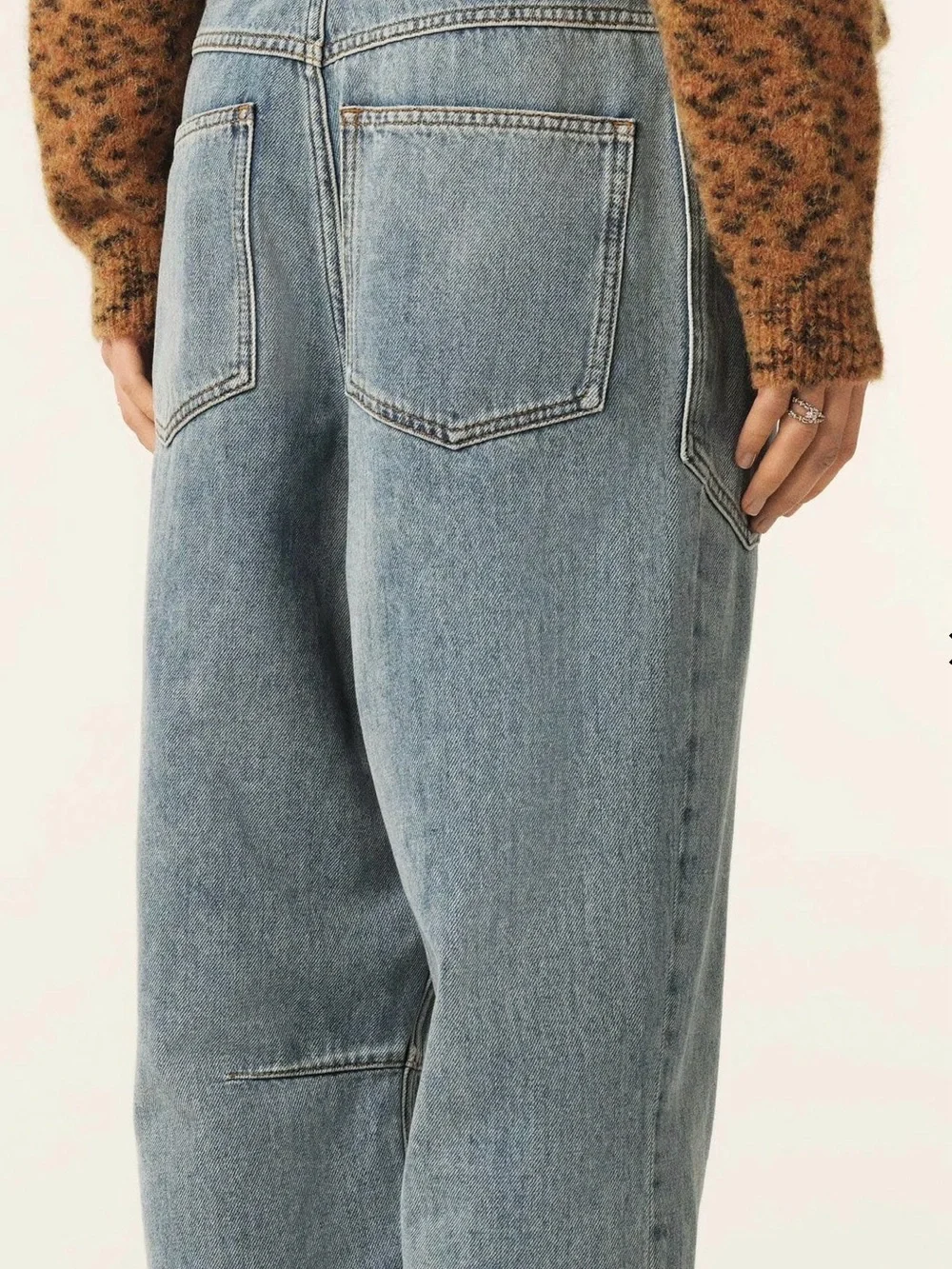 Ba&sh jeans Avalon size 40 IS women’s size 10 - Picture 4 of 10